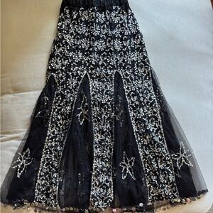 Vintage Sequin Mermaid Skirt
